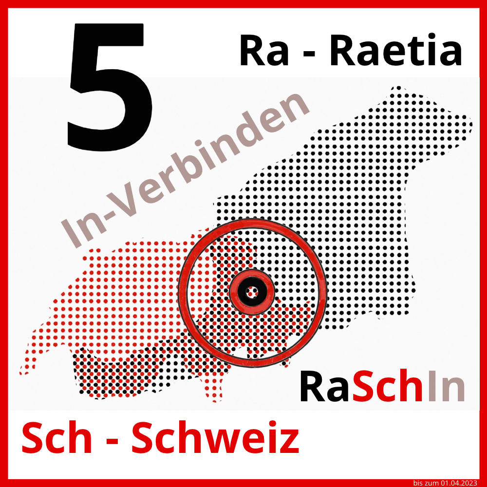 RaSchIn steht für Raetia - Schweiz - Verbinden und umfasst 5 Länder
